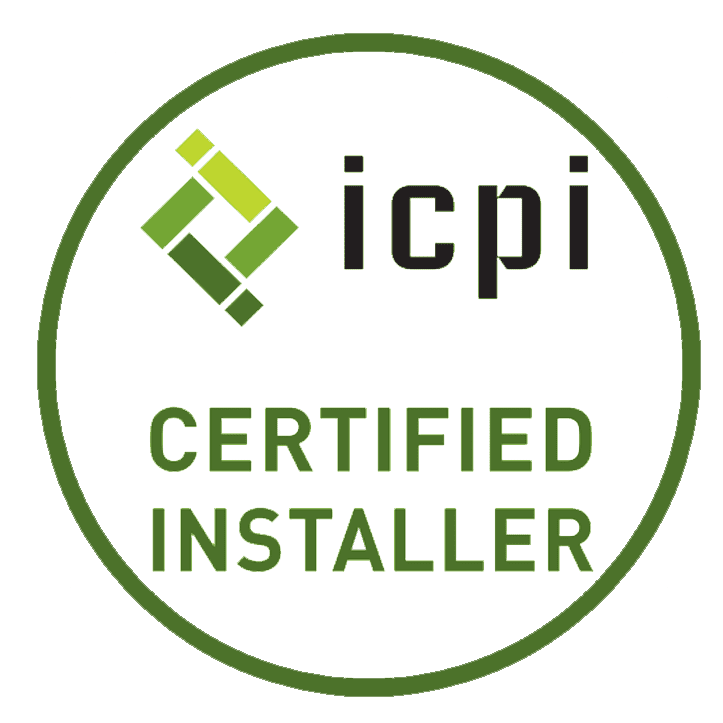 ICPI Certified Installer badge — Blue Ribbon Phoenix