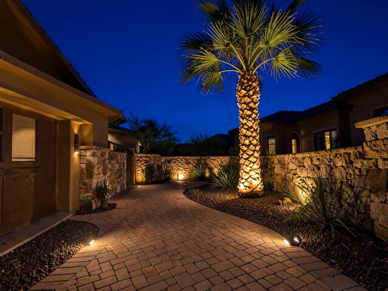 Landscape Lighting project by Blue Ribbon in Phoenix Arizona