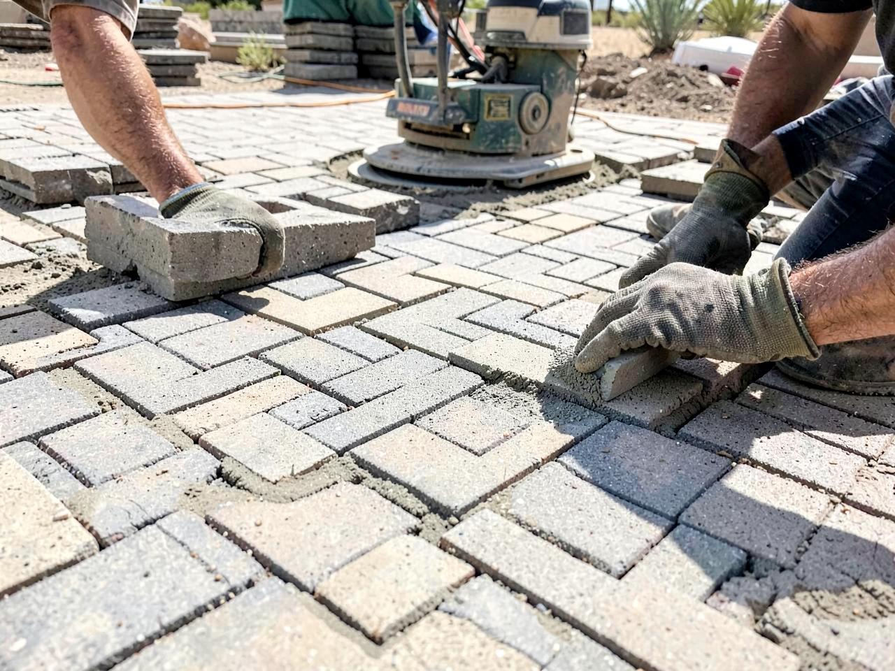 Pavers project by Blue Ribbon in Phoenix Arizona